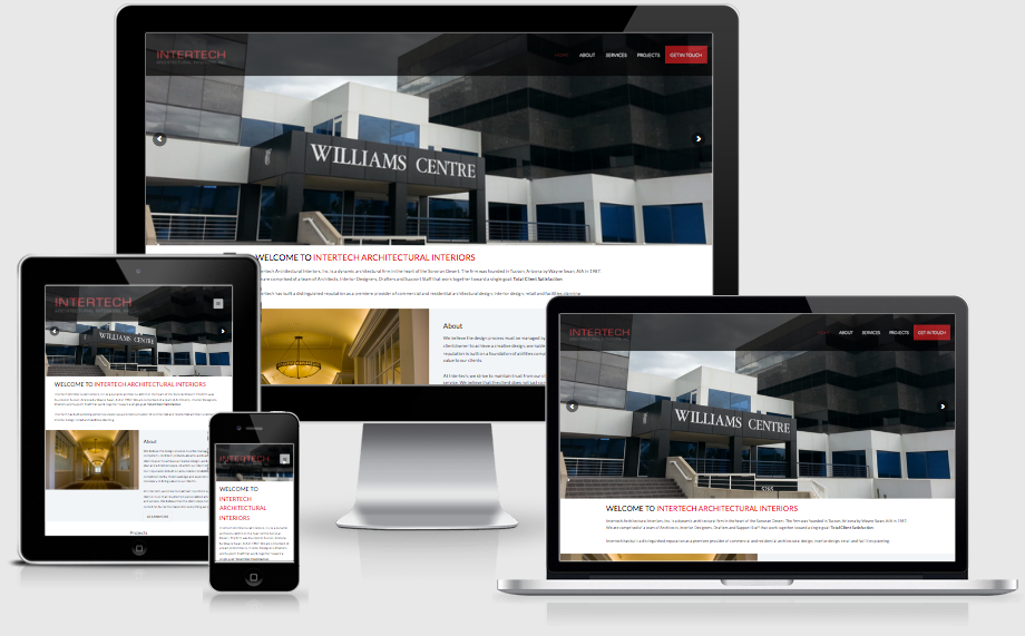 intertech new website design usability mobile desktop tablet image