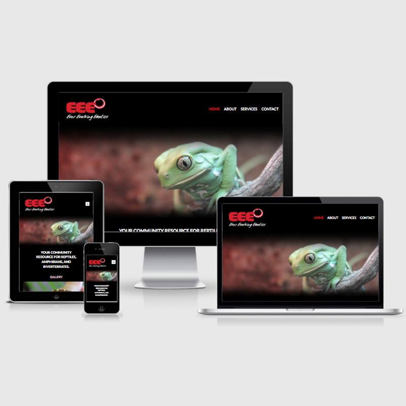 eee exotics animals new website design usability mobile desktop tablet image