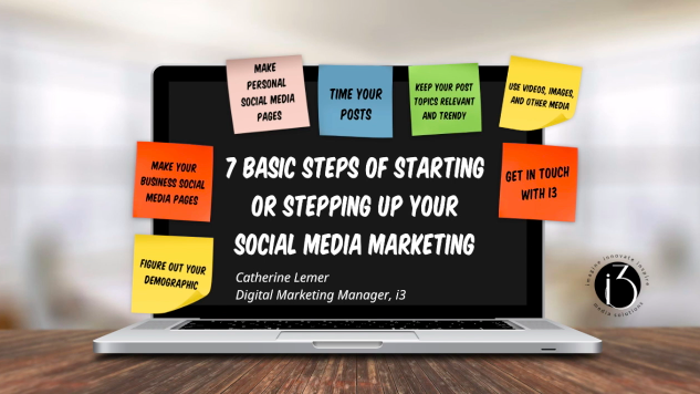 7 basic steps of starting or stepping up your social media marketing image