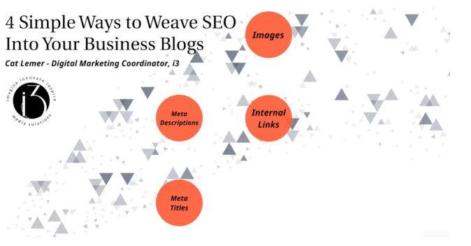 4 simple ways to weave seo into your business blogs image
