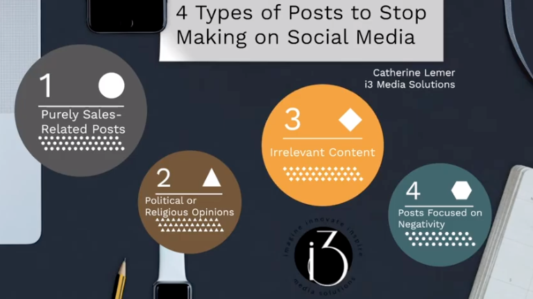 4 types of posts to stop making on social media blog image