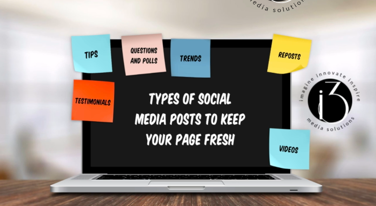 types of social media posts to keep your page fresh image