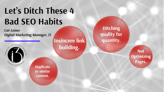 let's ditch these 4 bad seo habits vlog image