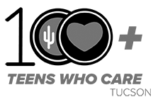 100+ teens who care tucson logo image