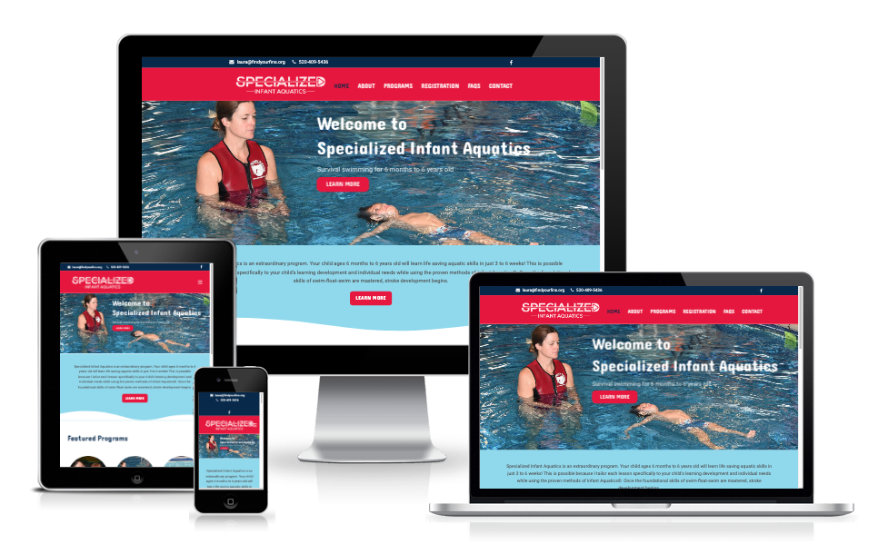 Specialized Infant Aquatics website