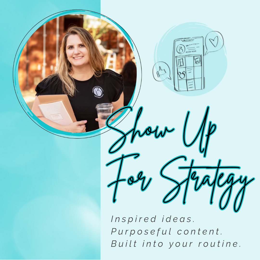 show up for strategy podcast image
